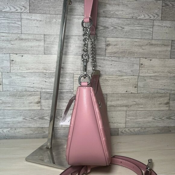 NWT Coach! Teri Shoulder Bag In Signature Canvas 🎀 Dusty Pink🎀 - Picture 2 of 5